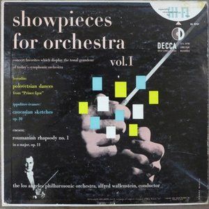 Vintage 1954 Philharmonic Orchestra Alfred Wallenstein Showpieces For Orchestra